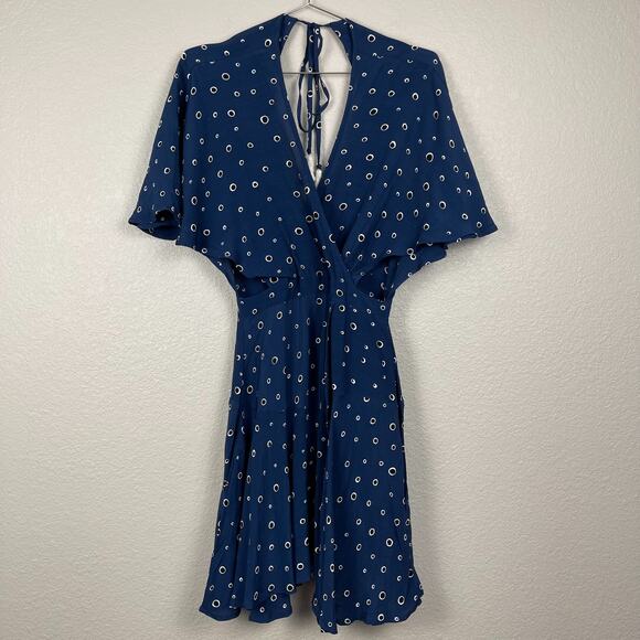 Faithfull The Brand Alto Dress Blue Polka Dot 6 - Picture 2 of 15
